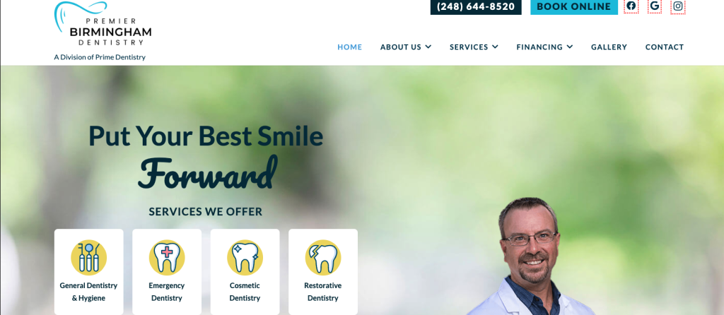 Saad website design
