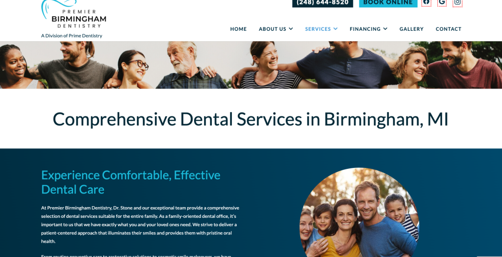 Saad website design