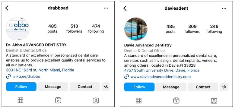 Dental Marketing Company Social media branding - Abbo