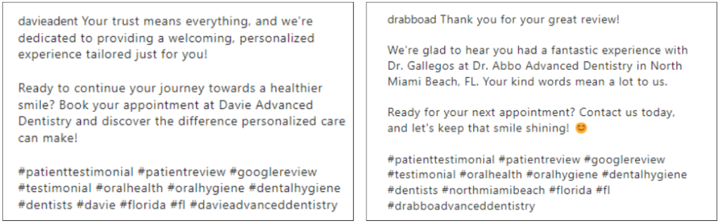 Dental Marketing Company Hashtag campaign - Abbo