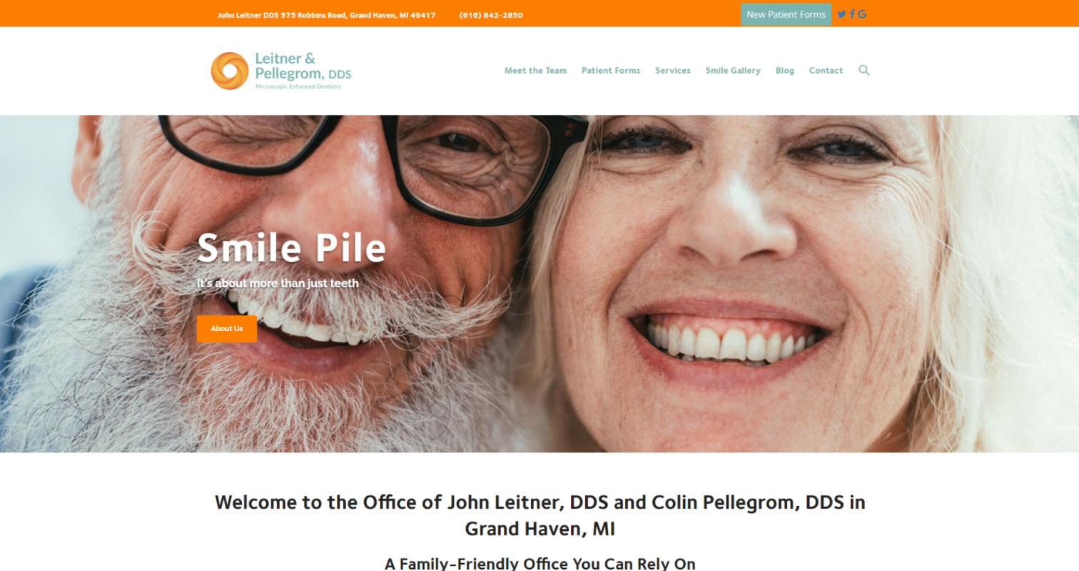 Dental Marketing Company Dr. John Leitner Website